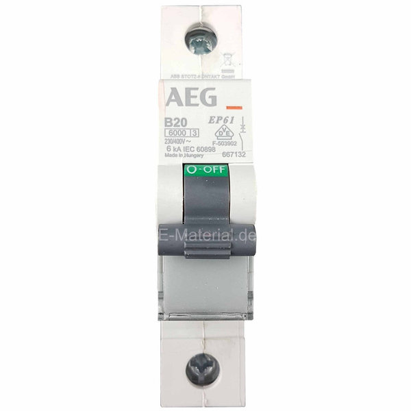 AEG - EP61 B20 Sicherungsautomat 1-polig