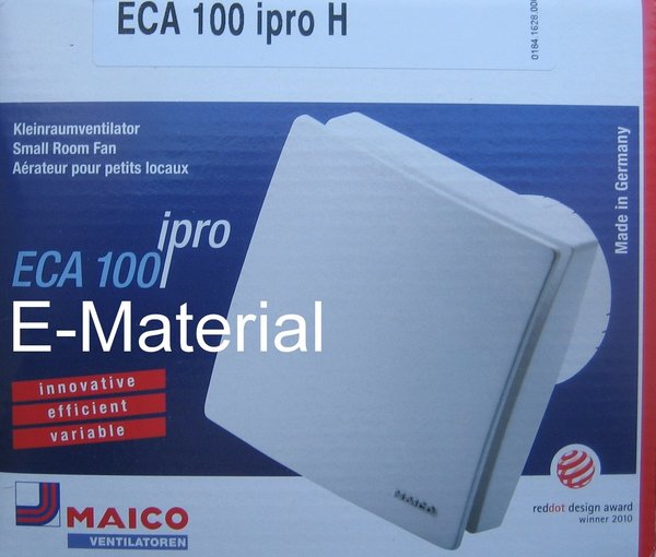Maico ECA 100 IPRO H Lüfter - mit Feuchtesteuerung - DN100