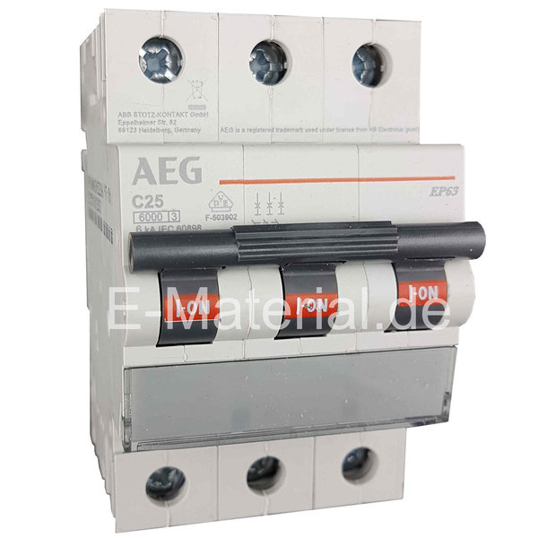 AEG - EP63 C25 Sicherungsautomat 3-polig