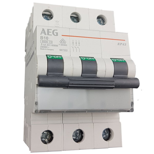 AEG - EP63 B10 Sicherungsautomat 3-polig